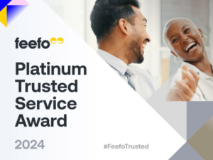 Feefo Platinum Trusted Service Award 2024