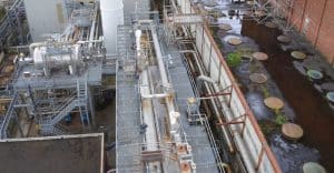 Aerial Photo of Factory Roof