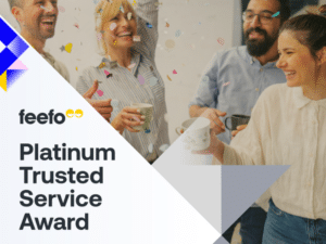 Feefo Platinum Trusted Service Award